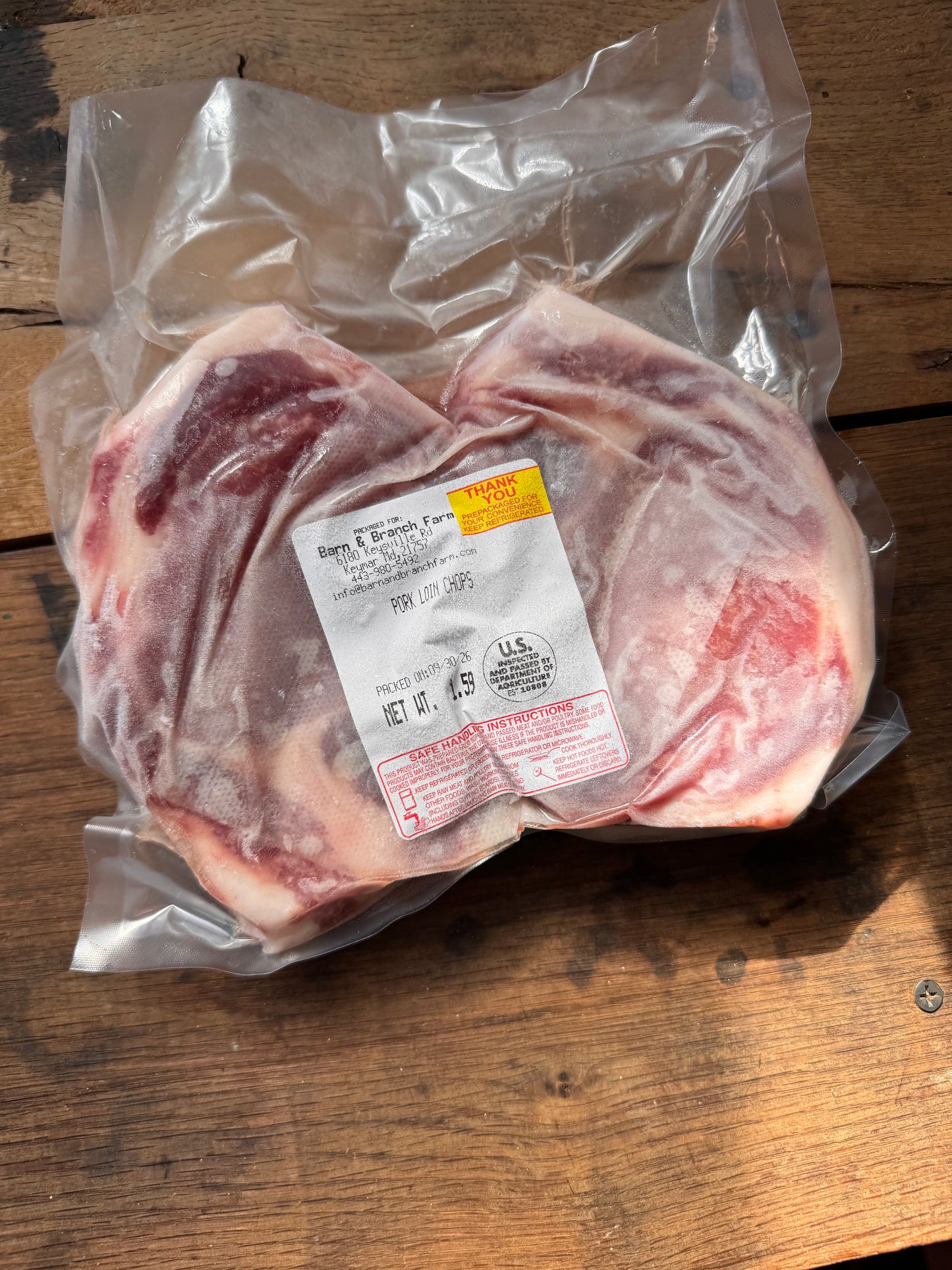 Bone-in Pork Chops