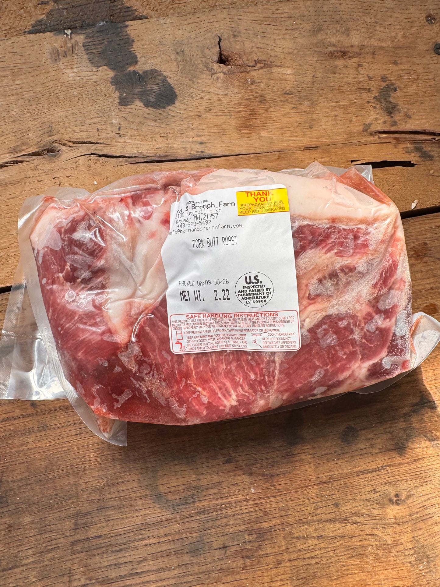 Pork Butt Roast