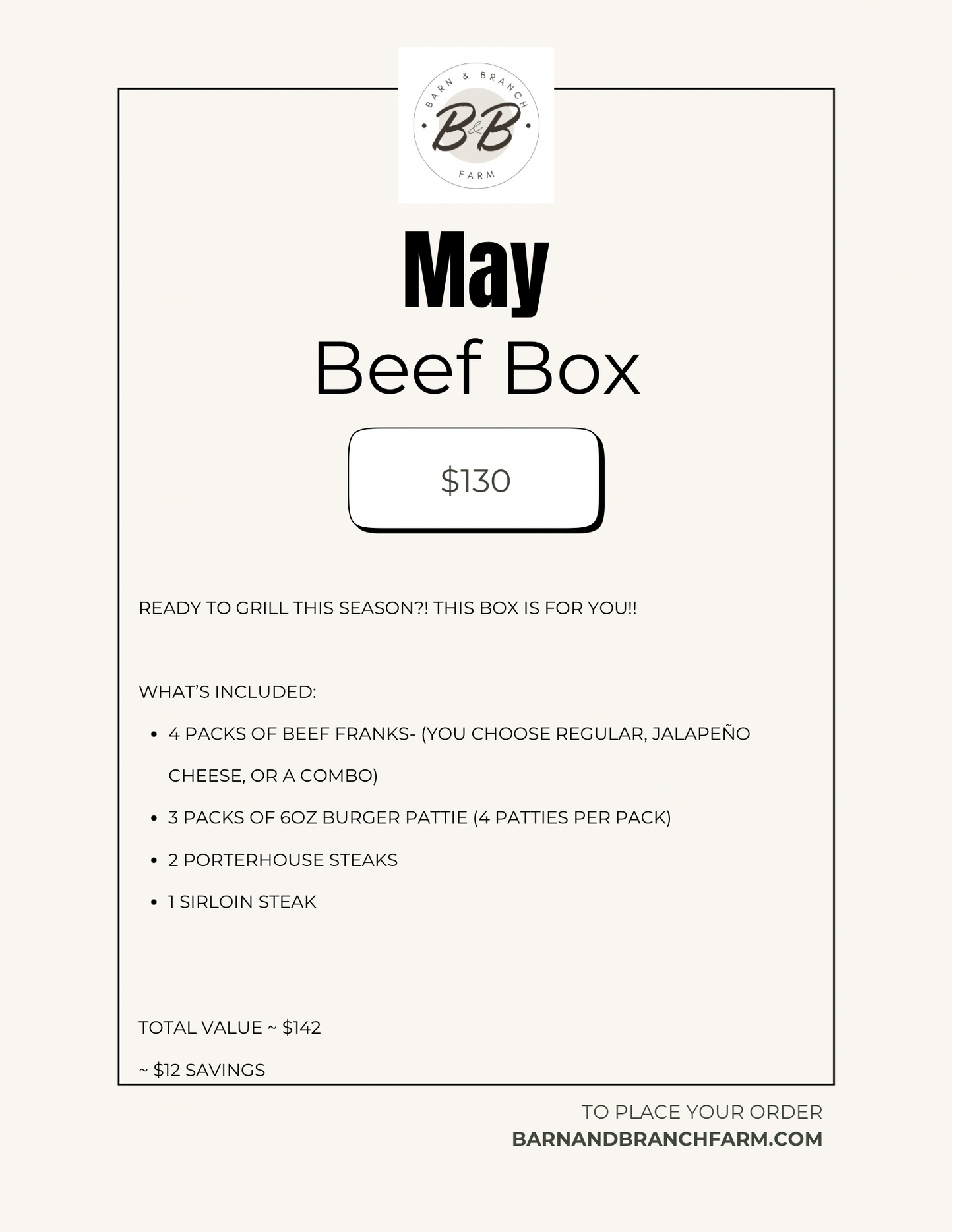 May Beef Box