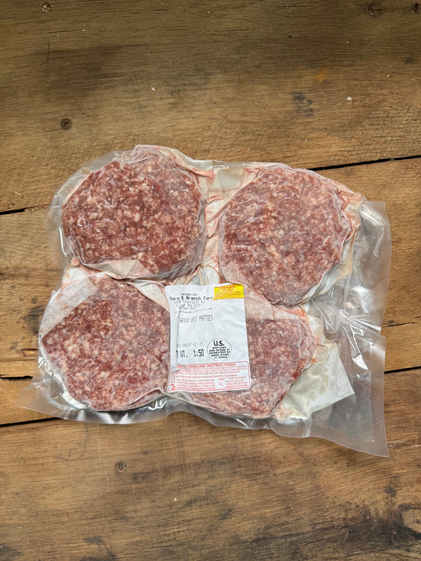 6oz Burgers