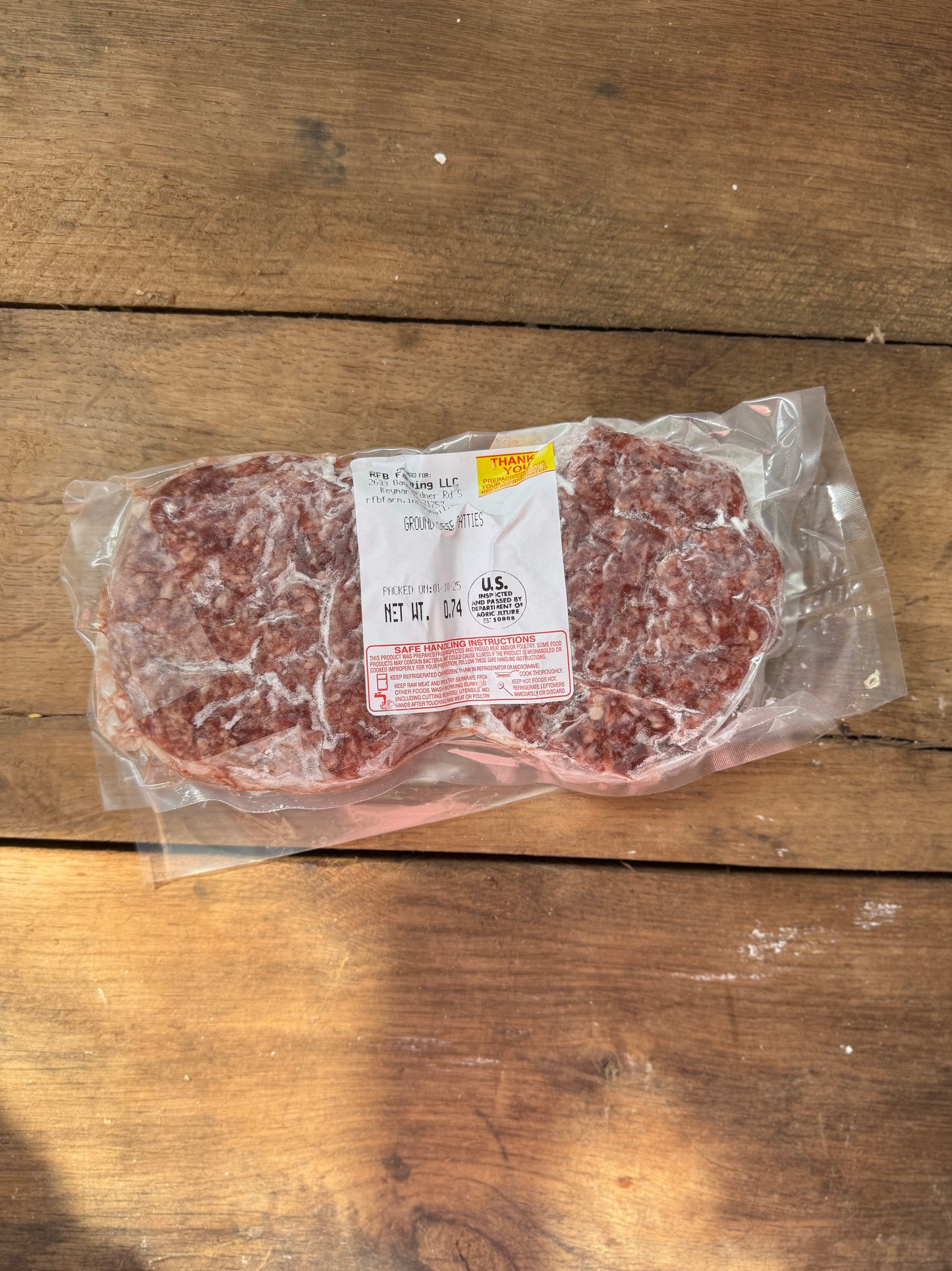 6oz Burgers